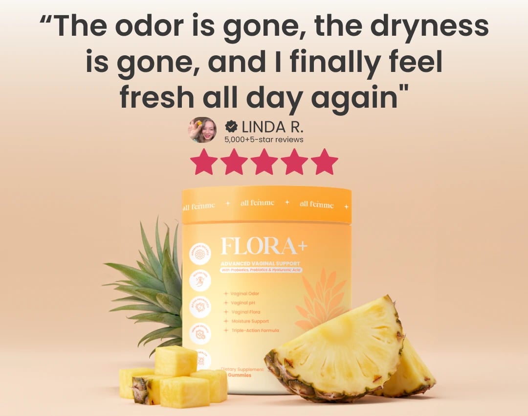 Flora Plus Gummies, Advanced Vaginal Support,  Ph Balance
